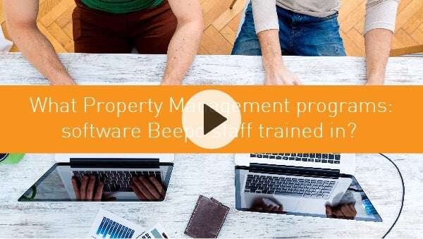 What Property Management programs are Beepo staff trained in?