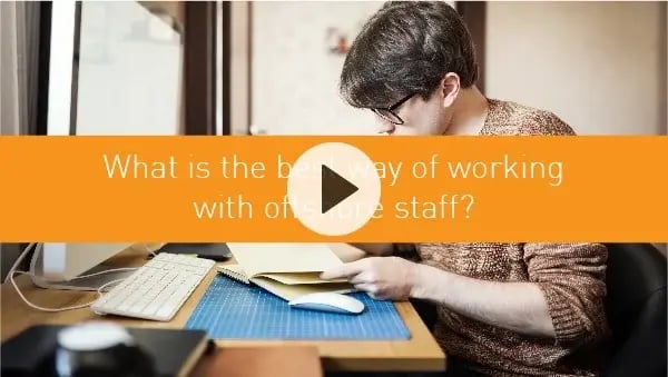 What is the best way of working with offshore staff?