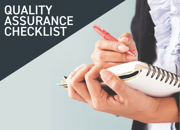 Quality Assurance Checklist